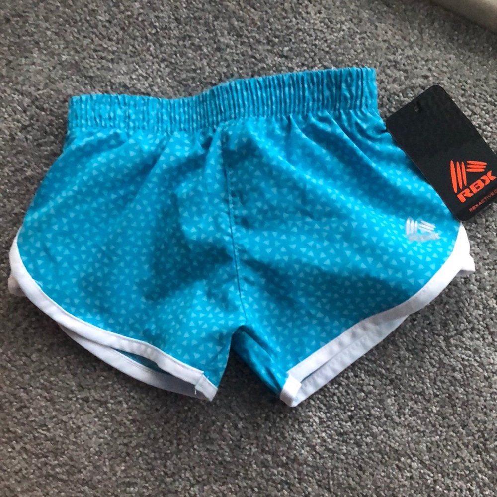 NWT RBX toddler girls blue active shorts